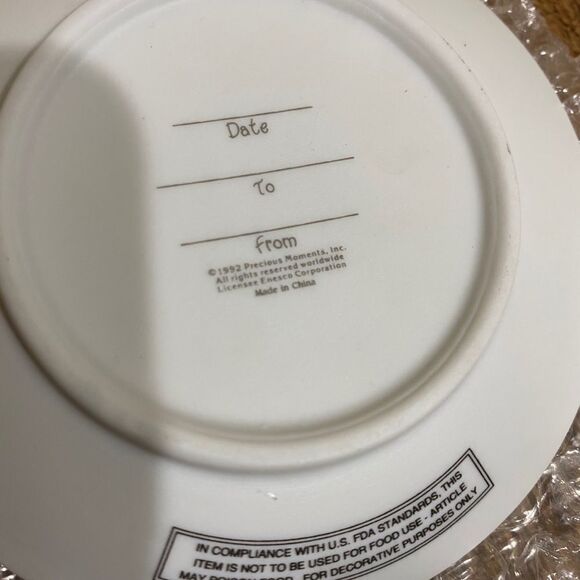 Precious moments mini collectors plate - Picture 5 of 5